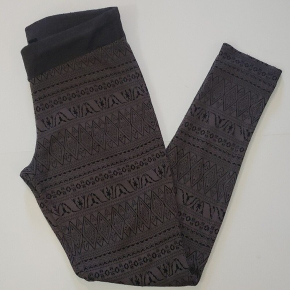 KAVU Lola Print Knit Leggings size XS